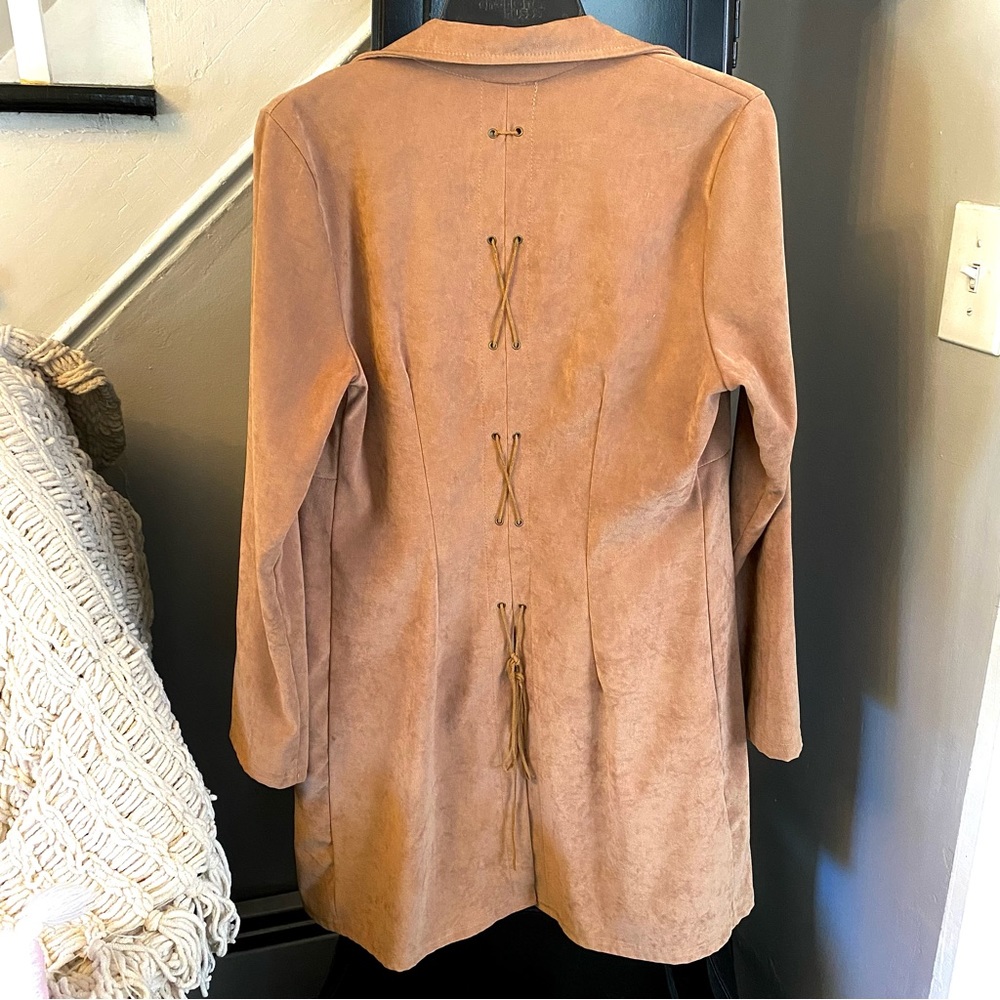 Brown Suede Light Jacket